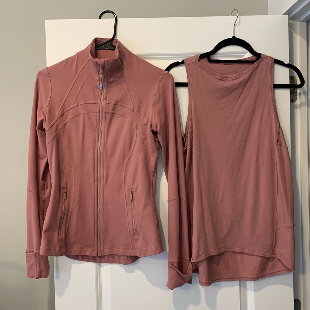 lululemon Define Jacket & matching Tank Top